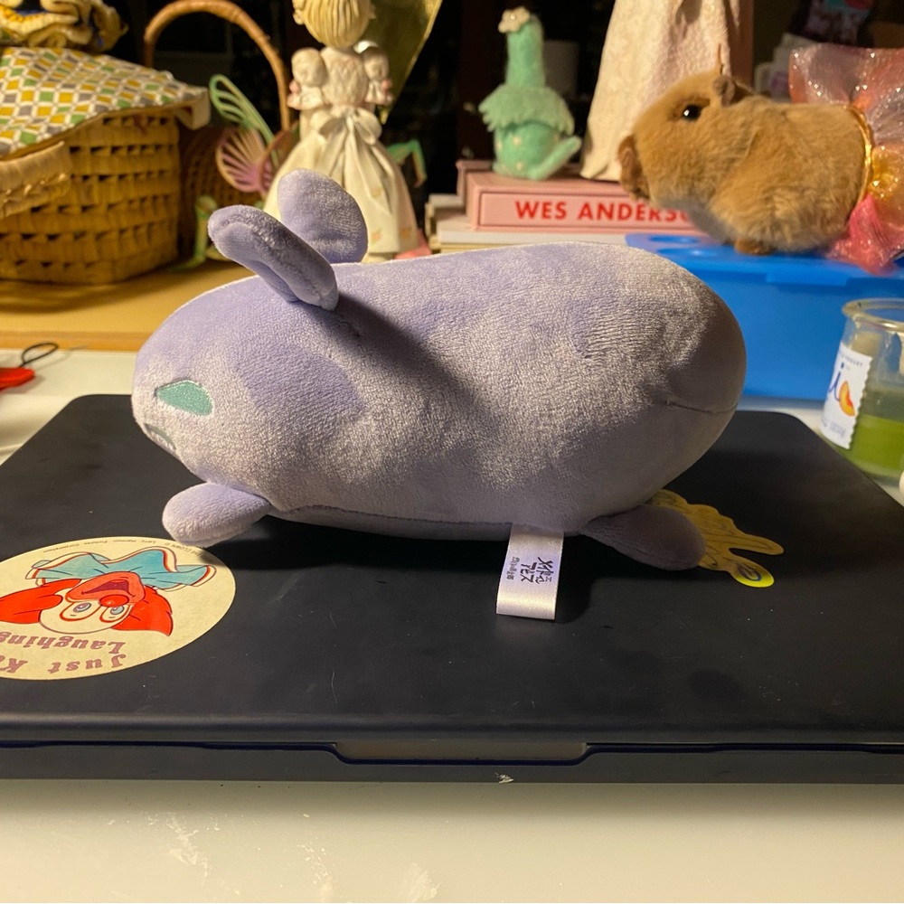 Purple bunny plush stuffed animal